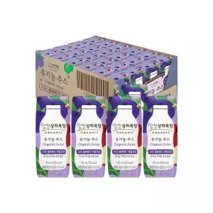 [롯데백화점]상하목장 상하 유기농주스 사과블루베리케일 125ml 24팩