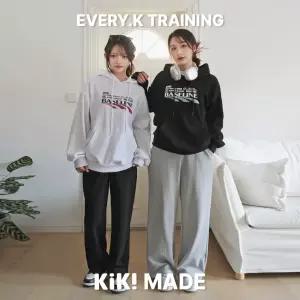 키키코 봄 가을 에브리K일자트레이닝 초등 고학년 중학생 일자 와이드 트레이닝 긴바지 팬츠