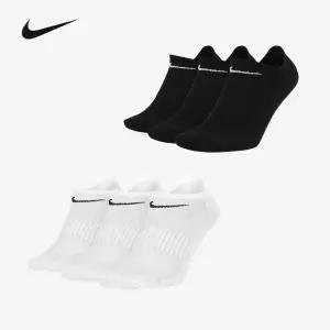 [3+3] 총 6켤레 나이키 에브리데이 크루 앵클 삭스 화이트 블랙 발목