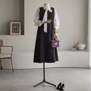 (안나앤플러스) A. 디엘브 버튼 원피스[드레스D1114H01] 빅사이즈