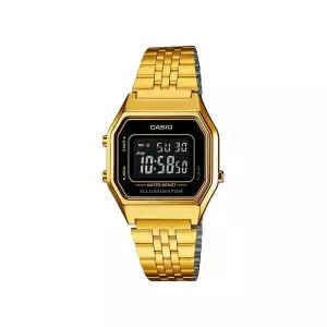 카시오 Casio 여성 여자 메탈 쿼츠 시계 골드 (LA680WGA-1B)