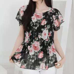 여름 쉬폰 플라워 원피스 블라우스 5종 / 꽃무늬 나염 30대 40대 50대 여성의류