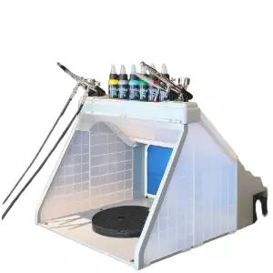 스프레이 부스 프라모델 피규어 도색용 LED 조명 환풍기