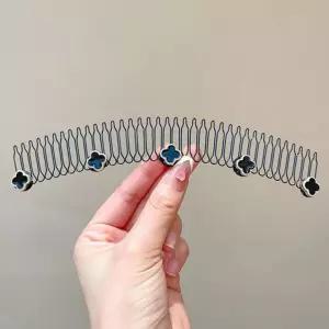 잔머리 뒷머리 정리 빗핀 플라워 헤어밴드 고정핀