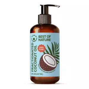 베스트 오브 네이처 100 순수 분별 코코넛 오일 - 내추럴 마사지 남녀용 무향 보습제 스킨케어 및 헤어