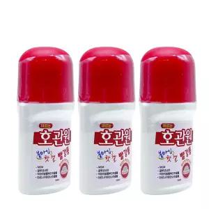 바르는 호관원 볼타입 핫겔 빨강통 100ml 3개 쿨링 스포츠 마사지용