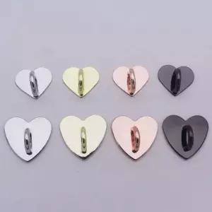 휴대폰 4type 키링 고리 재료 인기템 판 폰 폰꾸 프리미엄 하트 스트랩 부착고리 부착 고리판 핸드폰 스마