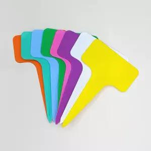 정원데코 원예용품 T형 미니 식물 이름표 팻말 플라스틱 화분 네임택 10개입 가드닝 소품