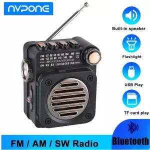 크랭크 라디오 등산 휴대용 재난 비상용 미니 소형 포켓 FM AM SW 스테레오 수신기 블루투스 손전등 음악