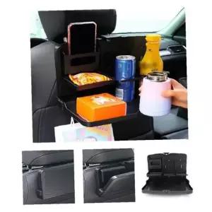 키밍 차량용 폴딩테이블 접이식 거치대 컵홀더 뒤좌석