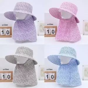 햇빛가리개 여성 야외 낚시 등산 밭일 농사일 마스크 모자