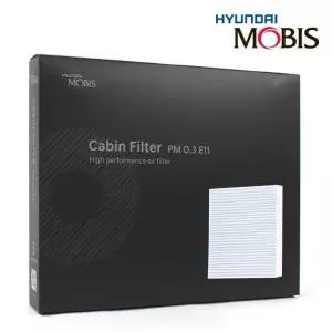 현대모비스 K5 3세대 자동차 에어컨필터 PM0.3 E11 / 초미세먼지 차량용 먼지 필터 교체 기아