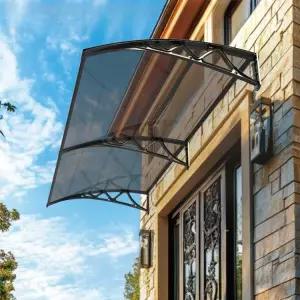 창문 빗물받이 캐노피 마당 차양막 처마 지붕 테라스 합금 투명 비가림막