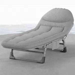 고급형 각도조절 접이식 침대 1인용 캠핑 야전 사무실