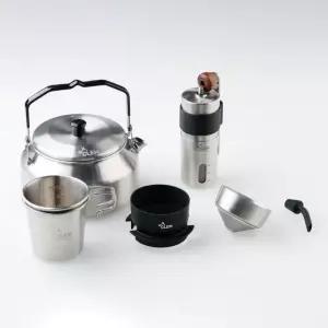 CLEM 커피그라인더 올인원 캠핑컵 드립세트 캠핑주전자 커피드리퍼 핸드드립세트