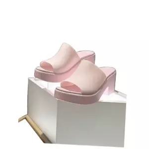 [크록스]브루클린 포레스티드 슬라이드 힐 핑크밀크 210981-6ZW 735334