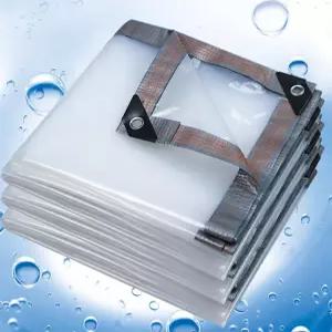 투명 방수포 우레탄창 자동차 천막 방풍 비닐 야외