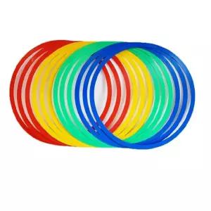 (45cm) 액션 후프 세트 체육 스텝 훈련 링/스포츠/훌라후프/어린이/운동/체육/놀이/활동/유치원/학교