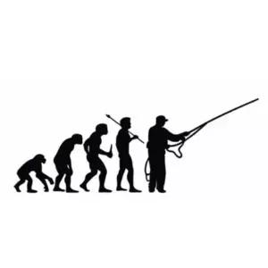 [RIZPICK]피싱 에볼루션 자동차 스티커 블랙