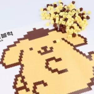 어린이 선물 폼폼푸린 픽셀 디폼 나노 블럭 키링 만들기 DIY 퍼즐 장난감 조립 어린이날 유아 아동 선물