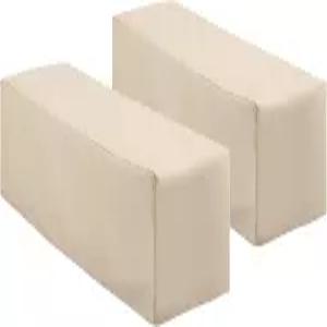 크로슬리 가구 파티오 커버 방수 2피스 야외 체이스 라운지 세트 태닝 뒷마당용