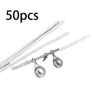 50PCS 색소폰 키 청소 면봉 실용성 휴대용 or 목관악기 클라리넷 액세서리 관리
