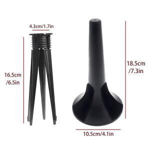 5다리 금속 클라리넷 스탠드 안정 휴대용 배치 랙 트럼펫 블랙 브래킷 목관 악기 액세서리