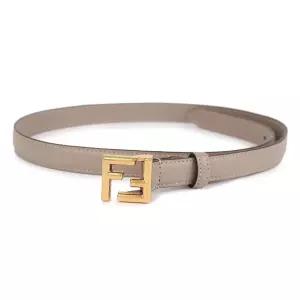 펜디 FF 여성 벨트 레더 벨트 베이지 139992675