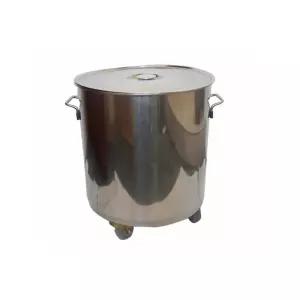 대형 스텐통 원형 업소용 학교 이동식 급식 3바퀴 원형통