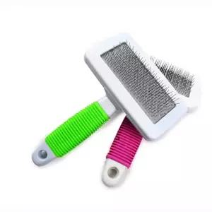 슬리커 브러쉬 10개 (색상랜덤)강아지슬리커 강아지빗 고양이겸용 엉킨털 죽은털 제거