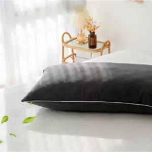 포그니아 등쿠션 순면 대형 등받이 허리받침 차콜