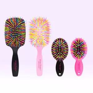 아이캔디 헤어브러쉬 패들쿠션 두피마사지 스피드 볼륨s 패들+미니 세트