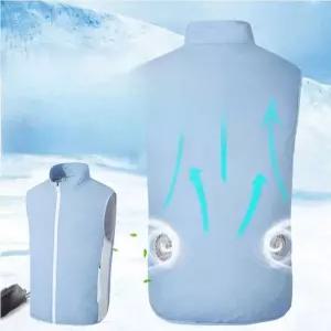 아웃도어 팬조끼 여름 작업복 냉각 쿨링 베스트 등산 남성용 에어컨 의류