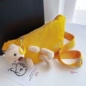 여자 캐주얼 바디백 옐로우 슬링백 힙색 가방yza969