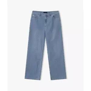 리버클래시 26SS LMS23770 라이트블루 플레어핏 스트라이프 데님 팬츠1207844