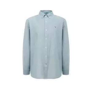 매장정품 HAZZYS 헤지스 [26SS] 그린 버튼다운 면 긴팔 옥스포드 셔츠 (HZSH6E201E2B) 1376156