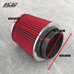 4인치 에어 필터 콜드 인테이크 일반적인 키트 콘 스포츠 레이싱 퍼포먼스 엔진 부품