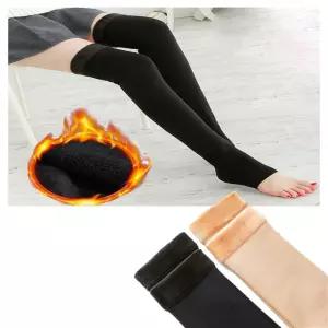 여성 겨울 융털 오버니 고리 레깅스 반스타킹 워머 겨울타이즈 겨울스타킹