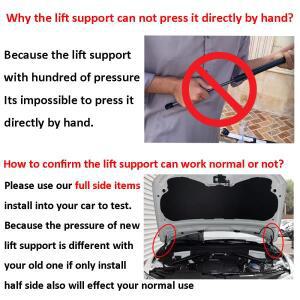 전면 후드 리프트 지지대 가스 용수철 충격 스트럿 BMW F10 528i 535i 2011 2016 2개