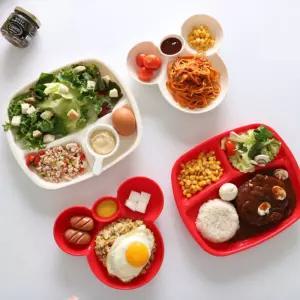 니본 간식나눔 팬더 간식플레이트 식판 식판 간식식판 플레이트