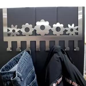 [생활] 스텐 도어 행거 꽃 문걸이 도어훅 벽걸이행거