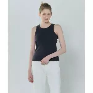 베이직하우스 BASIC HOUSE 여성 골지 민소매티셔츠 다크그레이 LYTS3202 748729