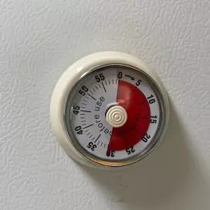 북유럽 스타일 쿠킹타이머(아이보리) 1개 시계 마그네틱 타이머 요리타이머