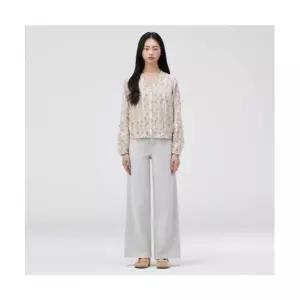 매장정품 THURSDAY ISLAND 써스데이 아일랜드 플라워 패턴 브이넥 블라우스_T262MBL153W T262MBL153W 14012