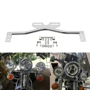 범용 오토바이 안개등 브래킷 오토바이 헤드 라이트 회전 신호 램프 할리 혼다 스즈키 야마하 용 보조 바