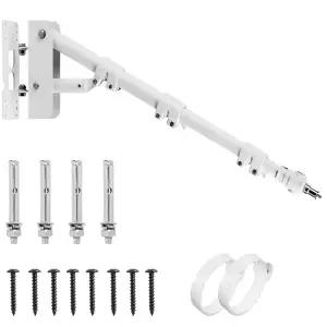 Selens 흰색 벽 마운트 라이트 스탠드 붐 암 사진 스튜디오 키트 벽 브래킷 사진 액세서리 링 라이트 라이