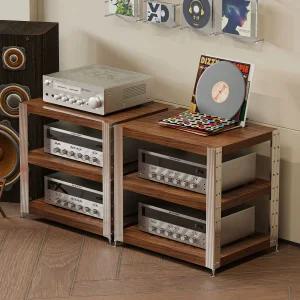 원목 스피커 받침대 우퍼 앰프 거치대 진열대 선반 거실