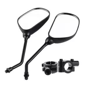 범용 오토바이 백미러 M10 M8 오토바이 스쿠터 ATV 쿼드 버기 자전거 합금 홀더 25mm 22mm 핸들 바