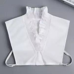 [에스에스_63]프릴포인트카라 러플 페이크 카라 레이어드