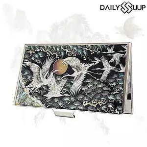 나전칠기 디자인-삼학 교통카드 자개 명함케이스 명함지갑 선물명함집 EWC42BE9